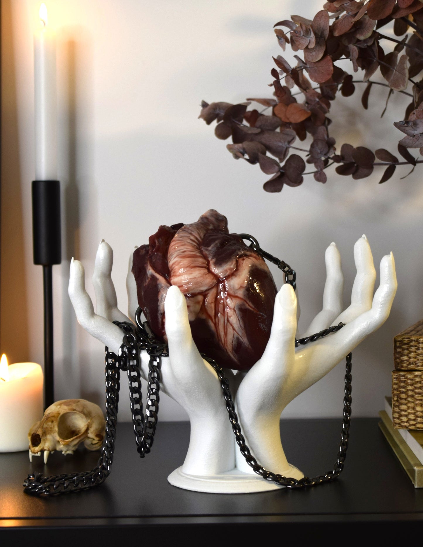 Hand decor life size, Hands holder, Jewelry ring holder, Gothic decor, Decor display