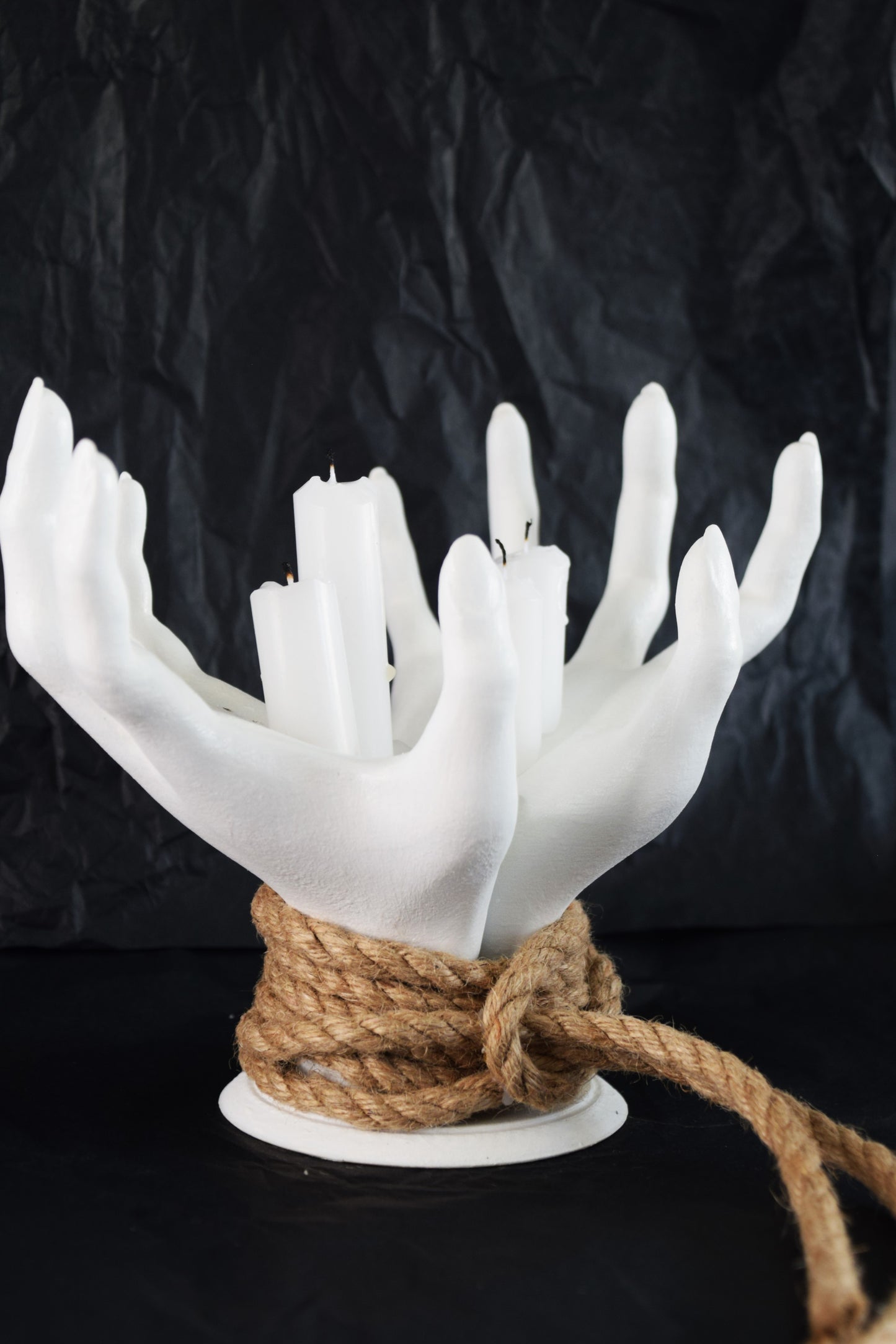 Hand decor life size, Shibari Hands holder, Jewelry ring holder, Gothic decor, Decor display