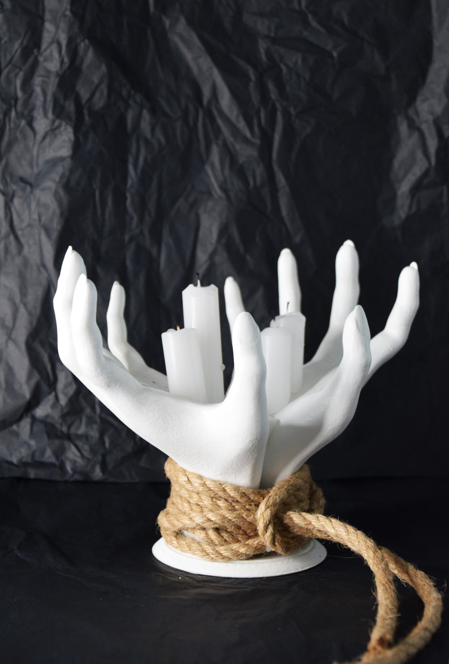 Hand decor life size, Shibari Hands holder, Jewelry ring holder, Gothic decor, Decor display